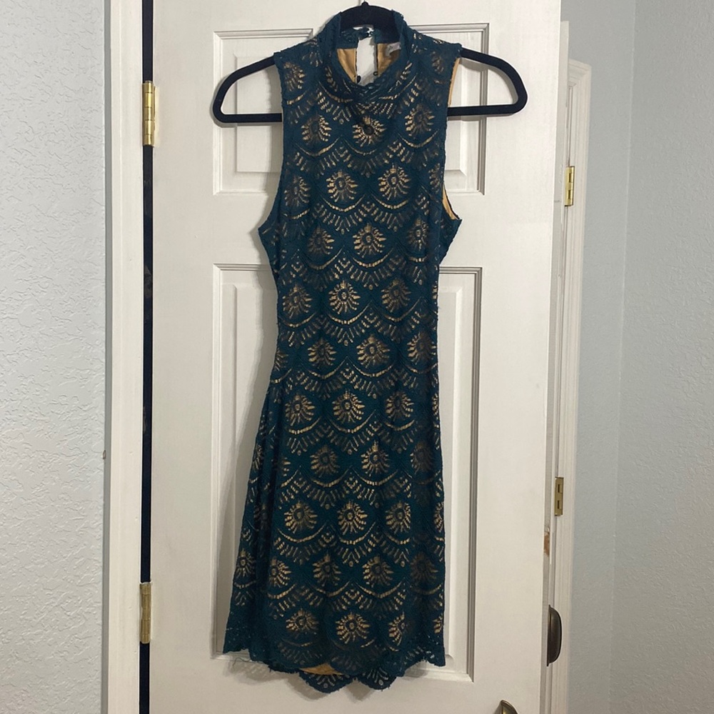 Gab and Kate crochet dress open back
